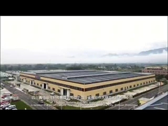 Excursion en usine des aimants à segment ferrite à arc permanent et fabricant de presse hydraulique