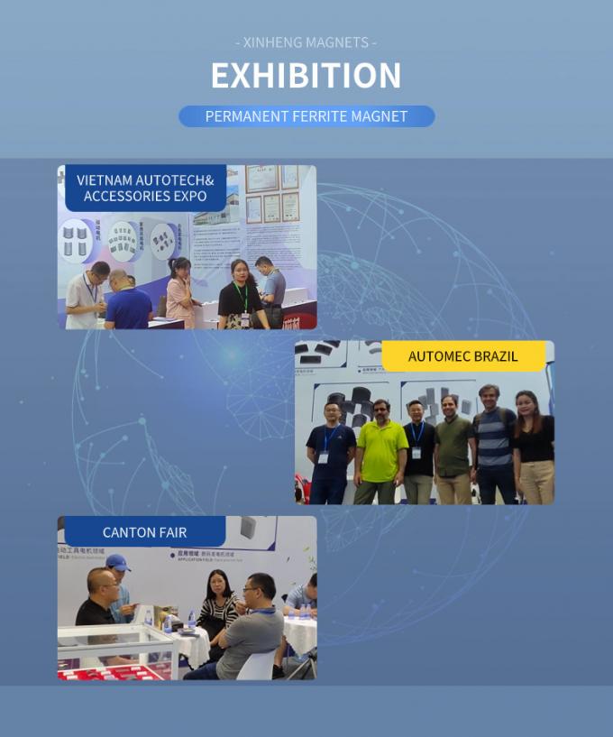 Magnéte permanent à haute densité relative de strontium ferrite avec